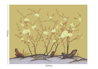 High - End Embroidery Decorative Painting - Suzhou Embroidery with Silk Full - Embroidery Craftsmanship | Commercial Space Soft Decoration Wall Hanging | Bulk Purchases Available with Customizable Patterns and Sizes.Gold and Jade Splendor - 海智集