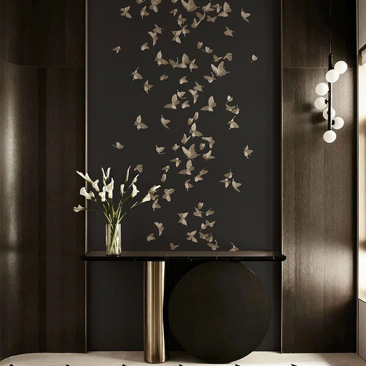 High - End Embroidery Decorative Painting - Suzhou Embroidery with Silk Full - Embroidery Craftsmanship | Commercial Space Soft Decoration Wall Hanging | Bulk Purchases Available with Customizable Patterns and Sizes.Butterfly - 海智集