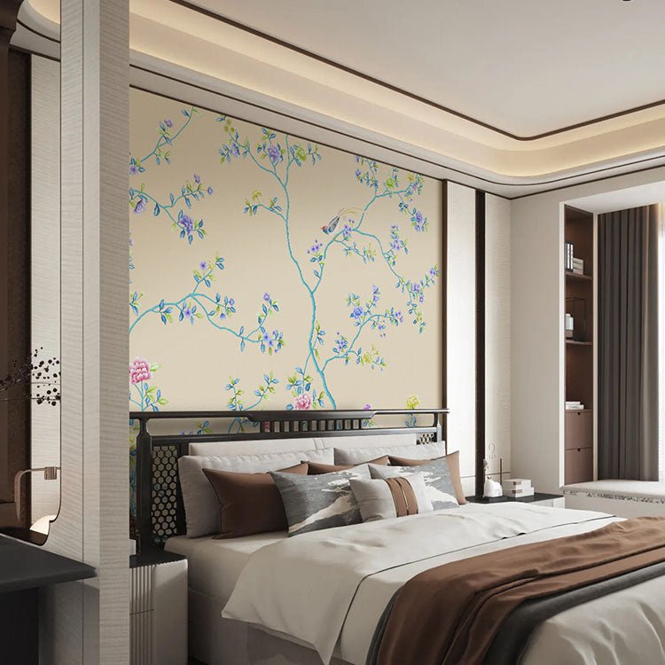 High - End Embroidery Decorative Painting - Suzhou Embroidery with Silk Full - Embroidery Craftsmanship | Commercial Space Soft Decoration Wall Hanging | Bulk Purchases Available with Customizable Patterns and Sizes.A World of Flowers and Splendor - 海智集