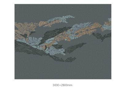 High - End Embroidery Decorative Painting - Suzhou Embroidery with Silk Full - Embroidery Craftsmanship | Commercial Space Soft Decoration Wall Hanging | Bulk Purchases Available with Customizable Patterns and Sizes.Seamless Mountains and Seas - 海智集