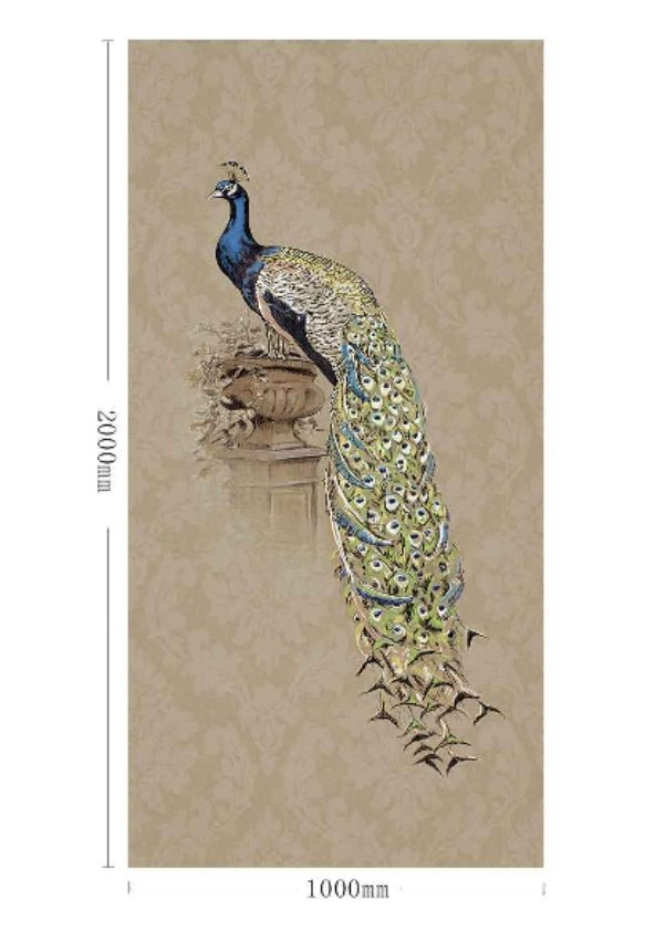 High - End Embroidery Decorative Painting - Suzhou Embroidery with Silk Full - Embroidery Craftsmanship | Commercial Space Soft Decoration Wall Hanging | Bulk Purchases Available with Customizable Patterns and Sizes.European Peacock - 海智集