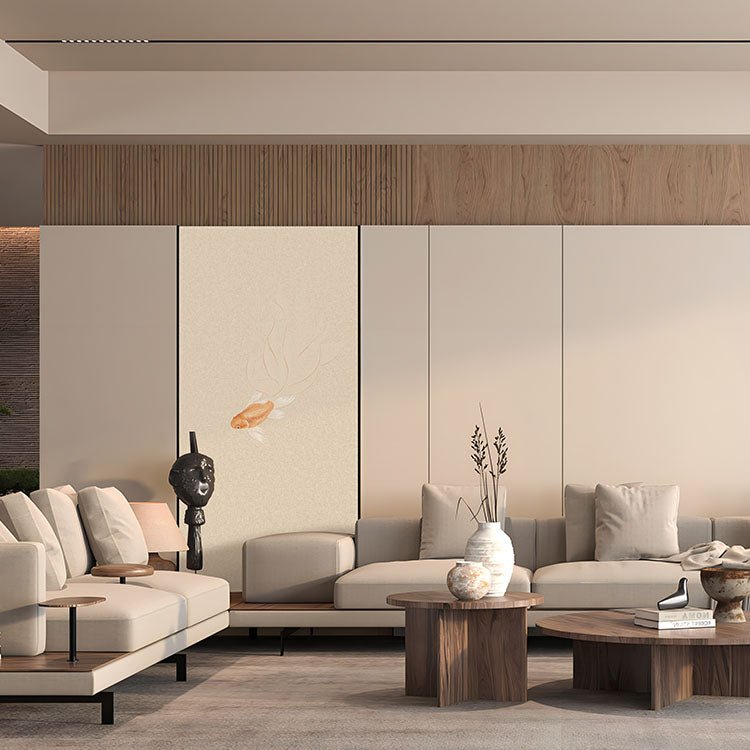 High - End Embroidery Decorative Painting - Suzhou Embroidery with Silk Full - Embroidery Craftsmanship | Commercial Space Soft Decoration Wall Hanging | Bulk Purchases Available with Customizable Patterns and Sizes.Envy of Fish - 海智集