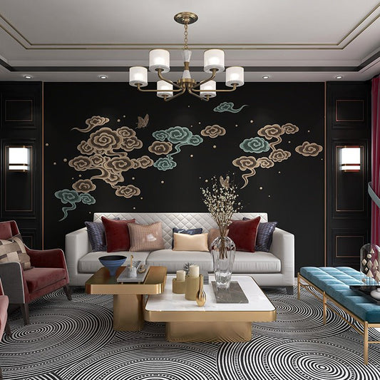 High - End Embroidery Decorative Painting - Suzhou Embroidery with Silk Full - Embroidery Craftsmanship | Commercial Space Soft Decoration Wall Hanging | Bulk Purchases Available with Customizable Patterns and Sizes.Auspicious Blessings Descending - 海智集
