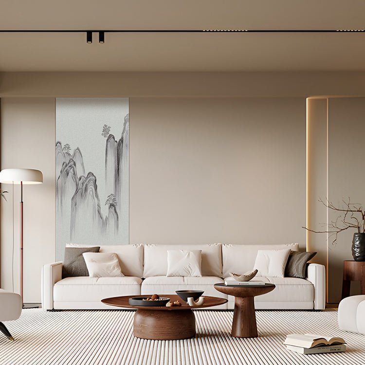 High - End Embroidery Decorative Painting - Suzhou Embroidery with Silk Full - Embroidery Craftsmanship | Commercial Space Soft Decoration Wall Hanging | Bulk Purchases Available with Customizable Patterns and Sizes.Gazing at Mountains and Seas - 海智集
