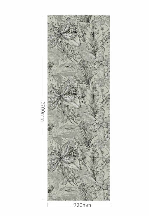 High - End Embroidery Decorative Painting - Suzhou Embroidery with Silk Full - Embroidery Craftsmanship | Commercial Space Soft Decoration Wall Hanging | Bulk Purchases Available with Customizable Patterns and Sizes.Layered Leaf Shadows - 海智集