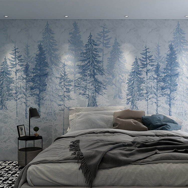 High - End Embroidery Decorative Painting - Suzhou Embroidery with Silk Full - Embroidery Craftsmanship | Commercial Space Soft Decoration Wall Hanging | Bulk Purchases Available with Customizable Patterns and Sizes.Rime in Snowy Forest - 海智集