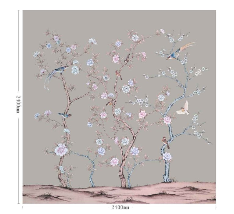 High - End Embroidery Decorative Painting - Suzhou Embroidery with Silk Full - Embroidery Craftsmanship | Commercial Space Soft Decoration Wall Hanging | Bulk Purchases Available with Customizable Patterns and Sizes.Orioles Singing and Swallows Chirping - 海智集