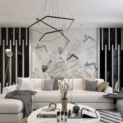 High - End Embroidery Decorative Painting - Suzhou Embroidery with Silk Full - Embroidery Craftsmanship | Commercial Space Soft Decoration Wall Hanging | Bulk Purchases Available with Customizable Patterns and Sizes.Misty Rain and Landscape - 海智集
