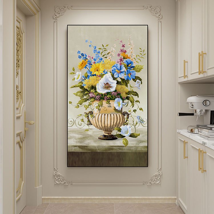 High - End Embroidery Decorative Painting - Suzhou Embroidery with Silk Full - Embroidery Craftsmanship | Commercial Space Soft Decoration Wall Hanging | Bulk Purchases Available with Customizable Patterns and Sizes.Blossoms Like Brocade - 海智集