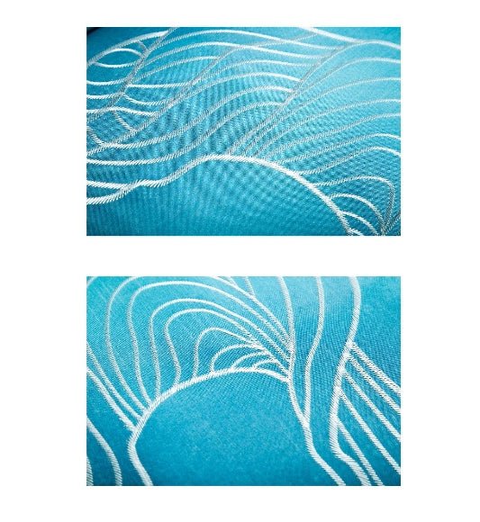 High - End Embroidery Decorative Painting - Suzhou Embroidery with Silk Full - Embroidery Craftsmanship | Commercial Space Soft Decoration Wall Hanging | Bulk Purchases Available with Customizable Patterns and Sizes.Misty Waves Vast and Boundless - 海智集