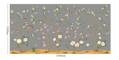 High - End Embroidery Decorative Painting - Suzhou Embroidery with Silk Full - Embroidery Craftsmanship | Commercial Space Soft Decoration Wall Hanging | Bulk Purchases Available with Customizable Patterns and Sizes.Fine Brushwork of Birds - 海智集