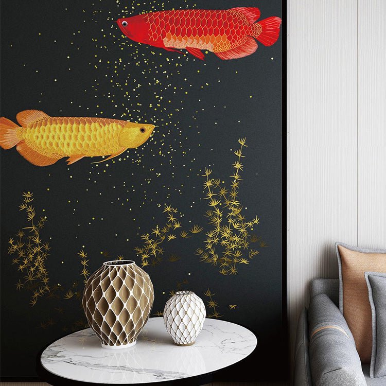 High - End Embroidery Decorative Painting - Suzhou Embroidery with Silk Full - Embroidery Craftsmanship | Commercial Space Soft Decoration Wall Hanging | Bulk Purchases Available with Customizable Patterns and Sizes.Azure Dragon and Golden Box - 海智集