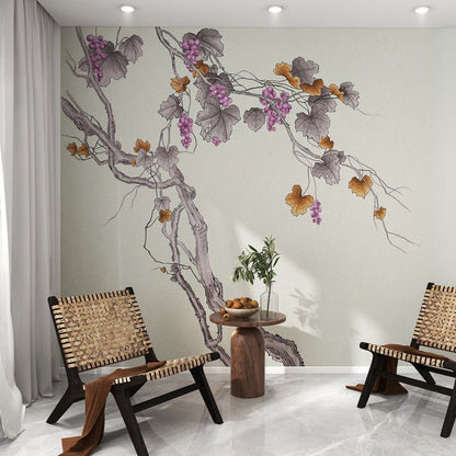 High - End Embroidery Decorative Painting - Suzhou Embroidery with Silk Full - Embroidery Craftsmanship | Commercial Space Soft Decoration Wall Hanging | Bulk Purchases Available with Customizable Patterns and Sizes.Slowly Growing Green Vine - 海智集