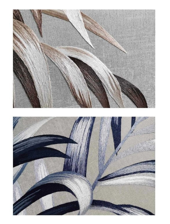 High - End Embroidery Decorative Painting - Suzhou Embroidery with Silk Full - Embroidery Craftsmanship | Commercial Space Soft Decoration Wall Hanging | Bulk Purchases Available with Customizable Patterns and Sizes.Sparse Shadows of Phoenix Tail - 海智集