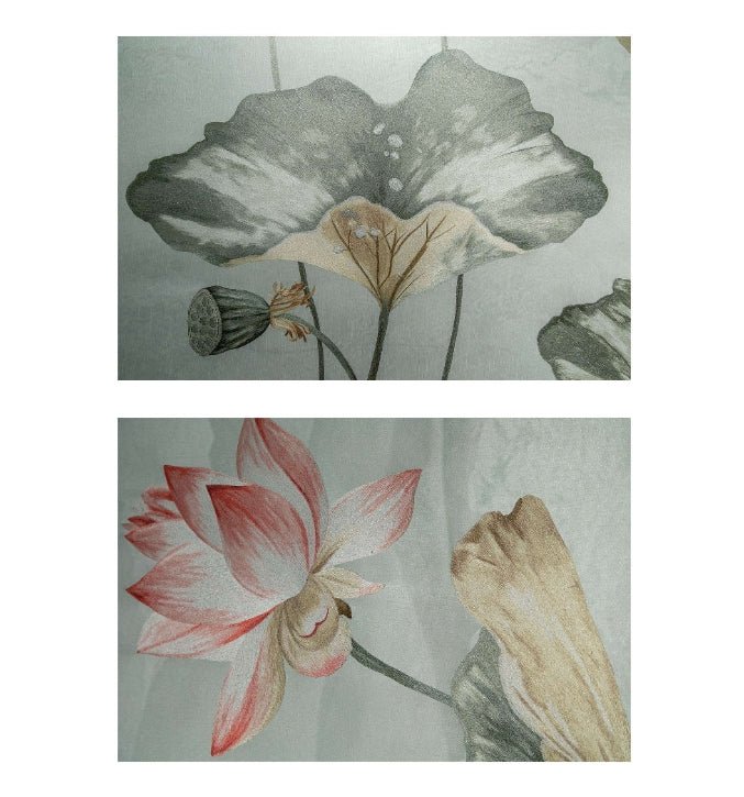 High - End Embroidery Decorative Painting - Suzhou Embroidery with Silk Full - Embroidery Craftsmanship | Commercial Space Soft Decoration Wall Hanging | Bulk Purchases Available with Customizable Patterns and Sizes.Clear Breeze and Lotus Dew - 海智集