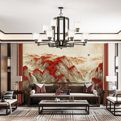 High - End Embroidery Decorative Painting - Suzhou Embroidery with Silk Full - Embroidery Craftsmanship | Commercial Space Soft Decoration Wall Hanging | Bulk Purchases Available with Customizable Patterns and Sizes.Treasure Bowl - 海智集