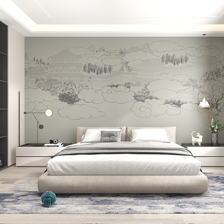 High - End Embroidery Decorative Painting - Suzhou Embroidery with Silk Full - Embroidery Craftsmanship | Commercial Space Soft Decoration Wall Hanging | Bulk Purchases Available with Customizable Patterns and Sizes.A Secluded Path Through Bamboo - 海智集