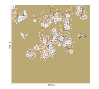 High - End Embroidery Decorative Painting - Suzhou Embroidery with Silk Full - Embroidery Craftsmanship | Commercial Space Soft Decoration Wall Hanging | Bulk Purchases Available with Customizable Patterns and Sizes.Pure as Ice and Flawless - 海智集