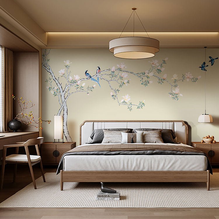 High - End Embroidery Decorative Painting - Suzhou Embroidery with Silk Full - Embroidery Craftsmanship | Commercial Space Soft Decoration Wall Hanging | Bulk Purchases Available with Customizable Patterns and Sizes.Auspicious Sparrow Brings Good News - 海智集