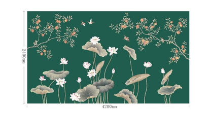 High - End Embroidery Decorative Painting - Suzhou Embroidery with Silk Full - Embroidery Craftsmanship | Commercial Space Soft Decoration Wall Hanging | Bulk Purchases Available with Customizable Patterns and Sizes.Phoenix Dancing and Flowers Fragrant - 海智集
