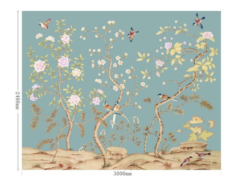 High - End Embroidery Decorative Painting - Suzhou Embroidery with Silk Full - Embroidery Craftsmanship | Commercial Space Soft Decoration Wall Hanging | Bulk Purchases Available with Customizable Patterns and Sizes.Orioles Singing and Swallows Chirping - 海智集