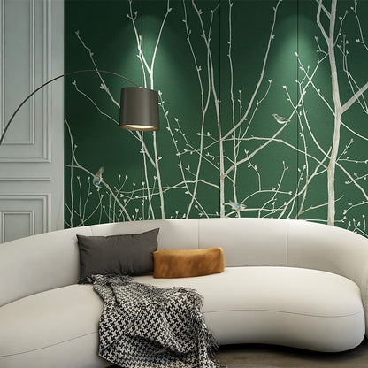 High - End Embroidery Decorative Painting - Suzhou Embroidery with Silk Full - Embroidery Craftsmanship | Commercial Space Soft Decoration Wall Hanging | Bulk Purchases Available with Customizable Patterns and Sizes.Early Spring in March - 海智集