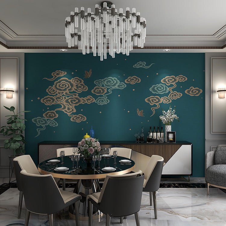 High - End Embroidery Decorative Painting - Suzhou Embroidery with Silk Full - Embroidery Craftsmanship | Commercial Space Soft Decoration Wall Hanging | Bulk Purchases Available with Customizable Patterns and Sizes.Auspicious Blessings Descending - 海智集