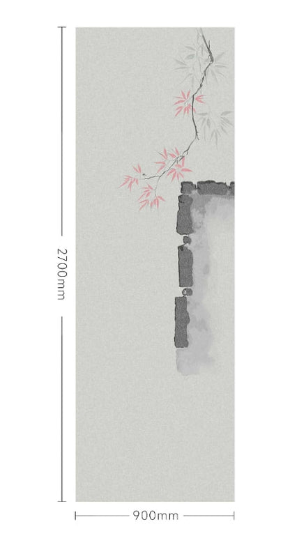 High - End Embroidery Decorative Painting - Suzhou Embroidery with Silk Full - Embroidery Craftsmanship | Commercial Space Soft Decoration Wall Hanging | Bulk Purchases Available with Customizable Patterns and Sizes.Autumn Entering Cloudy Mountains - 海智集