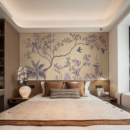 High - End Embroidery Decorative Painting - Suzhou Embroidery with Silk Full - Embroidery Craftsmanship | Commercial Space Soft Decoration Wall Hanging | Bulk Purchases Available with Customizable Patterns and Sizes.Hundred Grasses Sprouting - 海智集