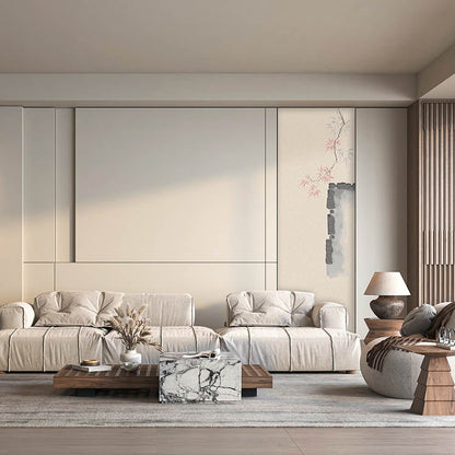 High - End Embroidery Decorative Painting - Suzhou Embroidery with Silk Full - Embroidery Craftsmanship | Commercial Space Soft Decoration Wall Hanging | Bulk Purchases Available with Customizable Patterns and Sizes.Autumn Entering Cloudy Mountains - 海智集