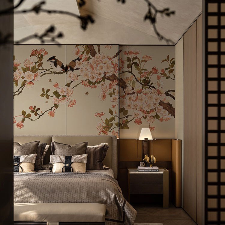 High - End Embroidery Decorative Painting - Suzhou Embroidery with Silk Full - Embroidery Craftsmanship | Commercial Space Soft Decoration Wall Hanging | Bulk Purchases Available with Customizable Patterns and Sizes.Fragrance Filling the Courtyard - 海智集