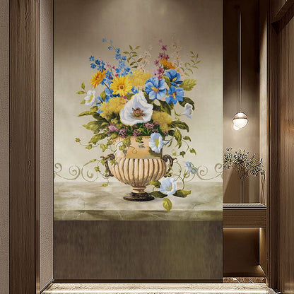 High - End Embroidery Decorative Painting - Suzhou Embroidery with Silk Full - Embroidery Craftsmanship | Commercial Space Soft Decoration Wall Hanging | Bulk Purchases Available with Customizable Patterns and Sizes.Blossoms Like Brocade - 海智集