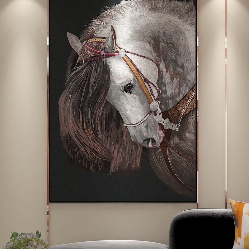 High - End Embroidery Decorative Painting - Suzhou Embroidery with Silk Full - Embroidery Craftsmanship | Commercial Space Soft Decoration Wall Hanging | Bulk Purchases Available with Customizable Patterns and Sizes.Prince Charming - 海智集