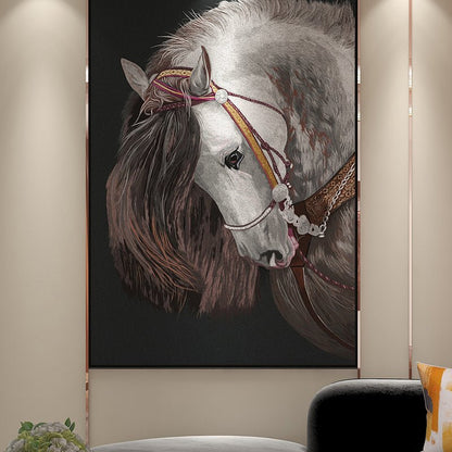 High - End Embroidery Decorative Painting - Suzhou Embroidery with Silk Full - Embroidery Craftsmanship | Commercial Space Soft Decoration Wall Hanging | Bulk Purchases Available with Customizable Patterns and Sizes.Prince Charming - 海智集