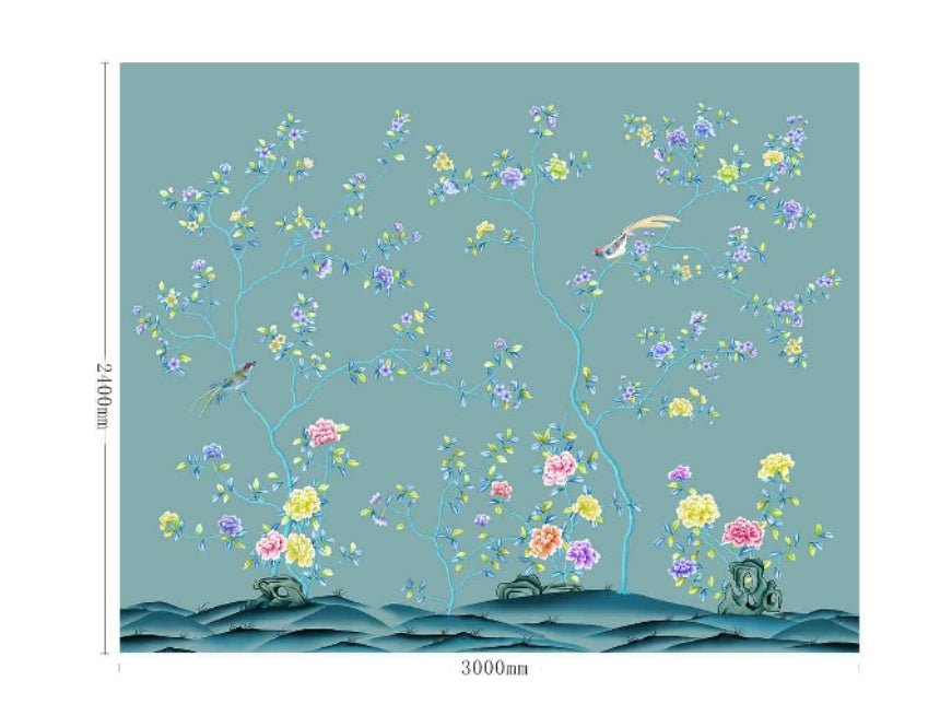 High - End Embroidery Decorative Painting - Suzhou Embroidery with Silk Full - Embroidery Craftsmanship | Commercial Space Soft Decoration Wall Hanging | Bulk Purchases Available with Customizable Patterns and Sizes.A World of Flowers and Splendor - 海智集