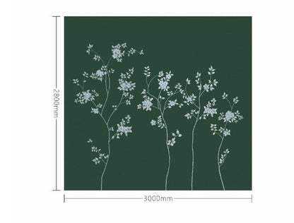 High - End Embroidery Decorative Painting - Suzhou Embroidery with Silk Full - Embroidery Craftsmanship | Commercial Space Soft Decoration Wall Hanging | Bulk Purchases Available with Customizable Patterns and Sizes.Clear Wind Dancing Freely - 海智集