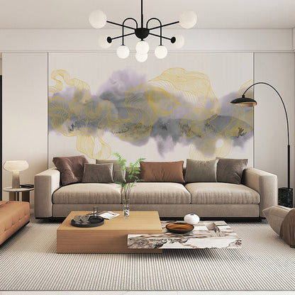 High - End Embroidery Decorative Painting - Suzhou Embroidery with Silk Full - Embroidery Craftsmanship | Commercial Space Soft Decoration Wall Hanging | Bulk Purchases Available with Customizable Patterns and Sizes.Misty Waves Vast and Boundless - 海智集