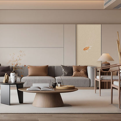 High - End Embroidery Decorative Painting - Suzhou Embroidery with Silk Full - Embroidery Craftsmanship | Commercial Space Soft Decoration Wall Hanging | Bulk Purchases Available with Customizable Patterns and Sizes.Envy of Fish - 海智集