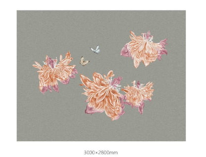 High - End Embroidery Decorative Painting - Suzhou Embroidery with Silk Full - Embroidery Craftsmanship | Commercial Space Soft Decoration Wall Hanging | Bulk Purchases Available with Customizable Patterns and Sizes.Butterflies Dancing with Divine Grace - 海智集