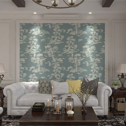 High - End Embroidery Decorative Painting - Suzhou Embroidery with Silk Full - Embroidery Craftsmanship | Commercial Space Soft Decoration Wall Hanging | Bulk Purchases Available with Customizable Patterns and Sizes.Leopard in Prosperous Forest - 海智集