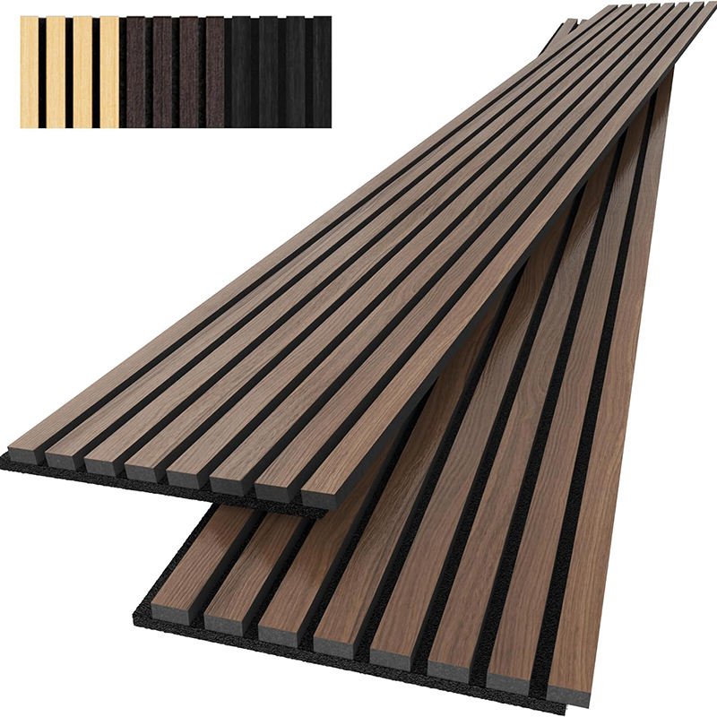 High Quality Modern Eco-Friendly Acoustic Wall Panel Decoration MDF Acoustic Wood Panels Custom Acoustical Wall Panels - 海智集