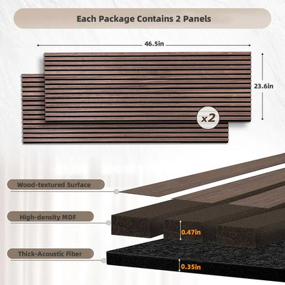 High Quality Modern Interior Studio Decoration Acoustic Slatted Wall Panels Custom Grooved Acoustic Wall Panel - 海智集