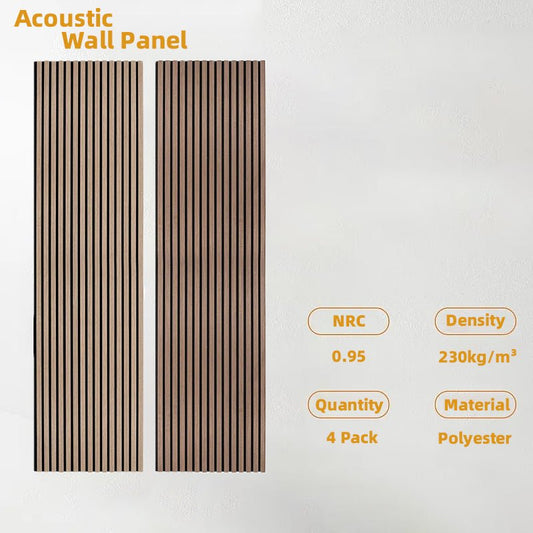 High Quality Modern Interior Studio Decoration Wooden Soundproofing Wall Panels Custom Grooved Wooden Acoustic Wall Panel - 海智集