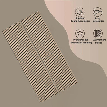 High Quality Modern Interior Studio Office Wall Decoration Panel Custom Grooved Acoustic Wall Panel - 海智集