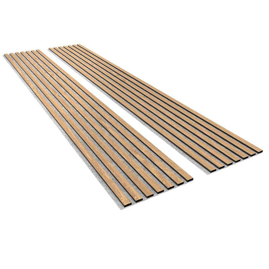 High Quality Modern Interior Wood Slatted Wall Panels Decoration MDF Acoustic Panels Custom Eco-Friendly Acoustic Wall Panels - 海智集