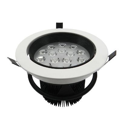 Hole LED Spotlight for Household Living Room Ceiling Anti - Glare Lamp Aluminum Body Rating 12W Power Simple Design - 海智集