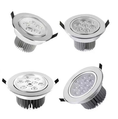 Hole LED Spotlight for Household Living Room Ceiling Anti - Glare Lamp Aluminum Body Rating 12W Power Simple Design - 海智集