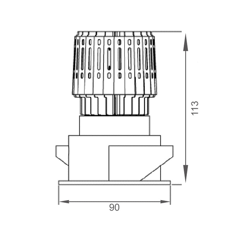 LED spotlights, commercial anti - glare recessed ceiling lights, shopping mall and hotel lobby downlights, household high - display lights without main lights - 海智集
