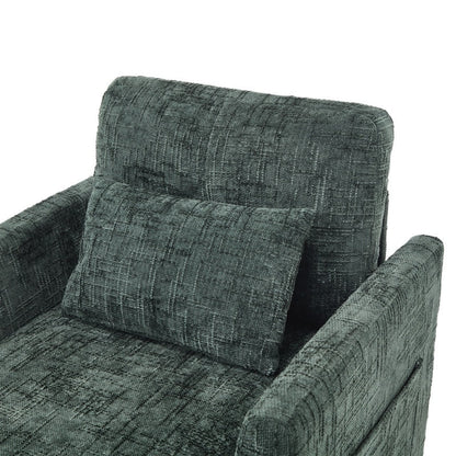 Multifunctional Recliner Sofa with Storage and Cell Phone Stand in Chenille for Living Room and Bedroom-海智集-Default-