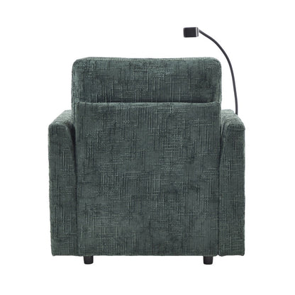 Multifunctional Recliner Sofa with Storage and Cell Phone Stand in Chenille for Living Room and Bedroom-海智集-Default-